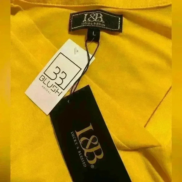 💛 NWT Bright Yellow T-shirt Dress - Picture 5 of 6